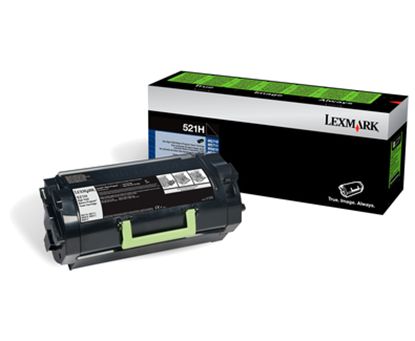 Lexmark (521H) High Yield Return Program Toner Cartridge (25000 Yield) 1