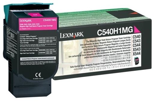 Lexmark High Yield Magenta Return Program Toner Cartridge (2000 Yield) 1