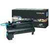 Lexmark Extra High Yield Cyan Return Program Toner Cartridge (20000 Yield) 1