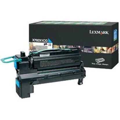 Lexmark Extra High Yield Cyan Return Program Toner Cartridge (20000 Yield) 1