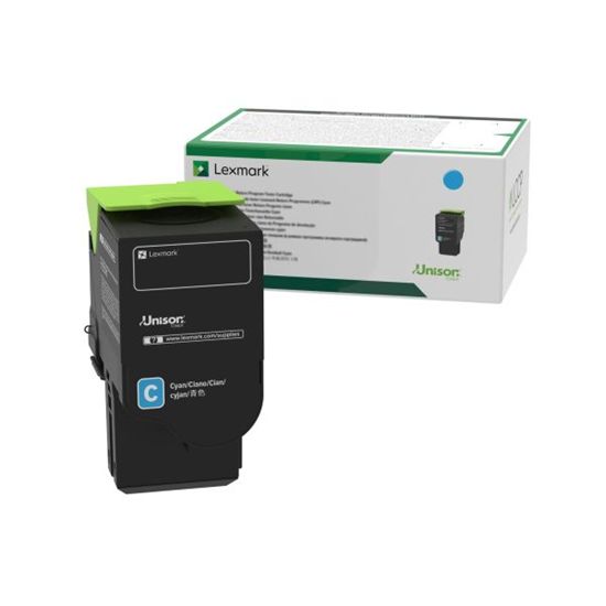 Lexmark (81C0XCG) Cyan Return Program Toner Cartridge for US Government (16200 Yield) (TAA Compliant) 1