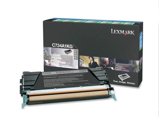 Lexmark Black Return Program Toner Cartridge (8000 Yield) 1