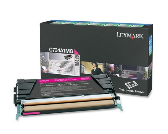 Lexmark Magenta Return Program Toner Cartridge (6000 Yield) 1