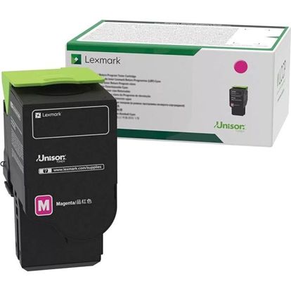 Lexmark (81C0XMG) Magenta Return Program Toner Cartridge for US Government (16200 Yield) (TAA Compliant) 1