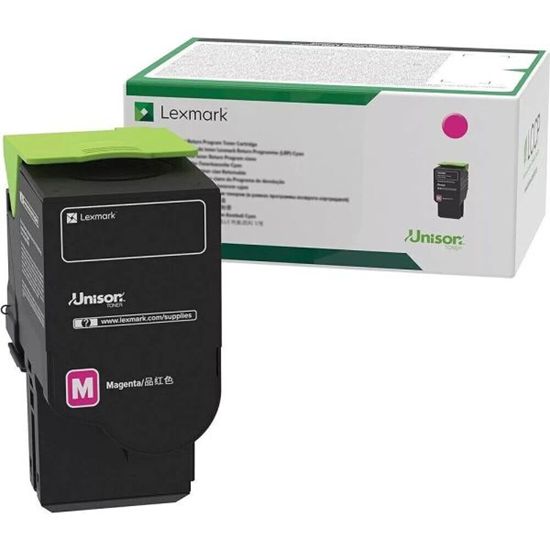 Lexmark (81C0XMG) Magenta Return Program Toner Cartridge for US Government (16200 Yield) (TAA Compliant) 1