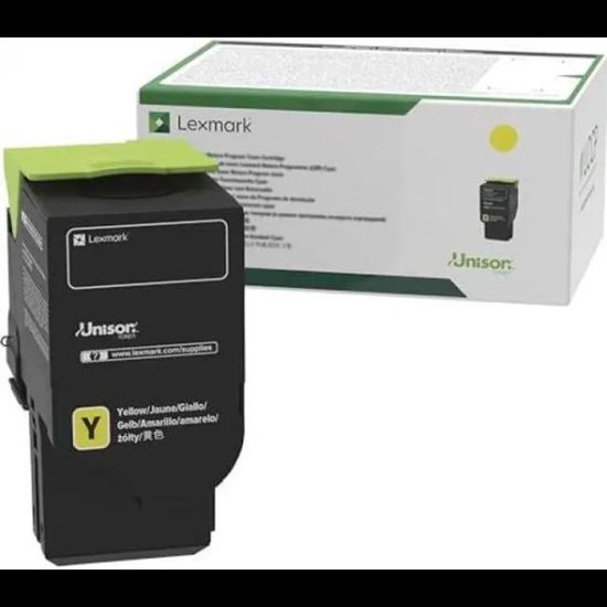 Lexmark (81C0XYG) Yellow Return Program Toner Cartridge for US Government (16200 Yield) (TAA Compliant) 1
