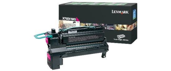 Lexmark Extra High Yield Magenta Return Program Toner Cartridge for US Government (20000 Yield) (TAA Compliant Version of X792X1MG) (For Use in Model X792) 1