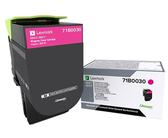 Lexmark Magenta Non-Return Program Toner Cartridge (2300 Yield) 1