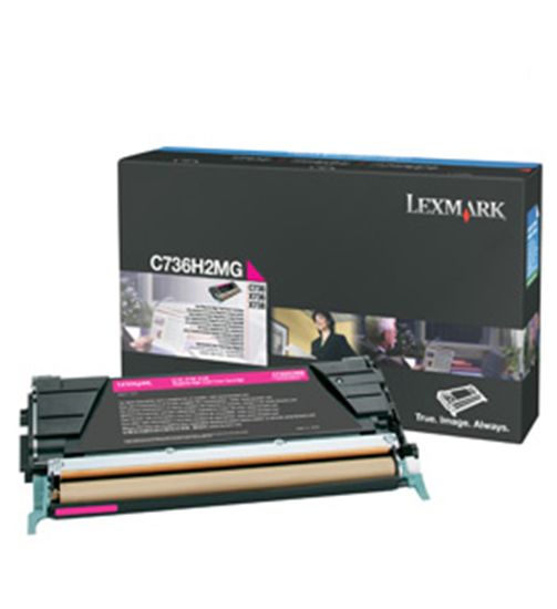 Lexmark High Yield Magenta Non-Return Program Toner Cartridge (10000 Yield) 1