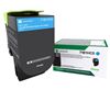 Lexmark Cyan High Yield Return Program Toner Cartridge (3500 Yield) 1