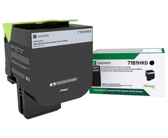 Lexmark Black High Yield Return Program Toner Cartridge (6000 Yield) 1