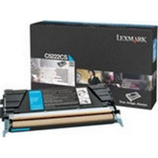 Lexmark High Yield Cyan Return Program Toner Cartridge for US Government (10000 Yield) (TAA Compliant Version of C736H1CG) 1