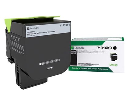 Lexmark Black Extra High Yield Return Program Toner Cartridge (8000 Yield) 1