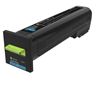Lexmark High Yield Cyan Return Program Toner Cartridge (17000 Yield) 1