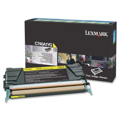 Lexmark Yellow Return Program Toner Cartridge (7000 Yield) 1