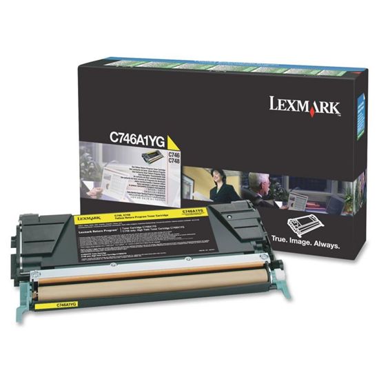 Lexmark Yellow Return Program Toner Cartridge (7000 Yield) 1