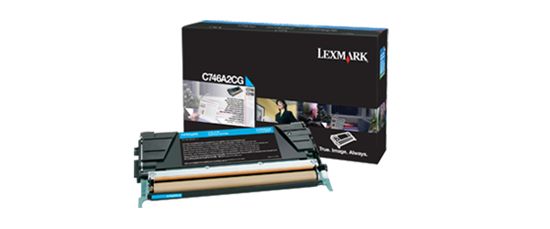 Lexmark Cyan Non-Return Program Toner Cartridge (7000 Yield) 1