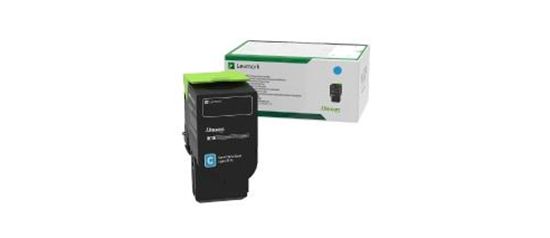 Government Lexmark Cyan Return Program Toner Cartridge (1400 Yield) 1