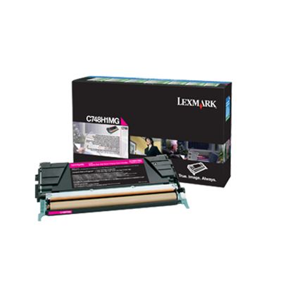 Lexmark High Yield Magenta Return Program Toner Cartridge (10000 Yield) (For Use in Model C748) 1