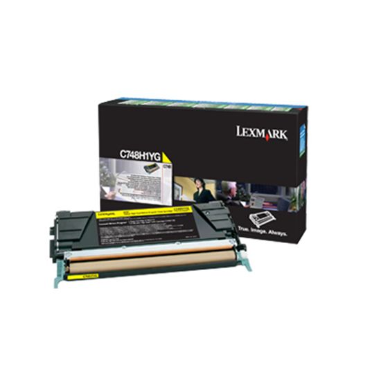 Lexmark High Yield Yellow Return Program Toner Cartridge (10000 Yield) (For Use in Model C748) 1