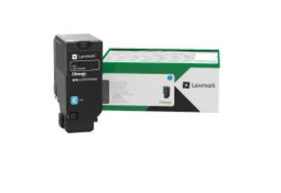 Lexmark Cyan High Yield Return Program Toner Cartridge (10500 Yield) 1