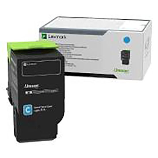 Lexmark High Yield Cyan Non-Return Program Toner Cartridge (5000 Yield) 1