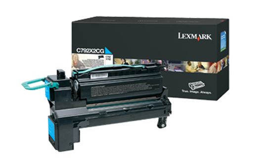 Lexmark Extra High Yield Cyan Non-Return Program Toner Cartridge (20000 Yield) (For Use in Model C792/CS796) 1