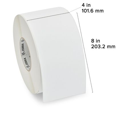 Zebra DT Label Paper (4" x 8") (3" Core) 1