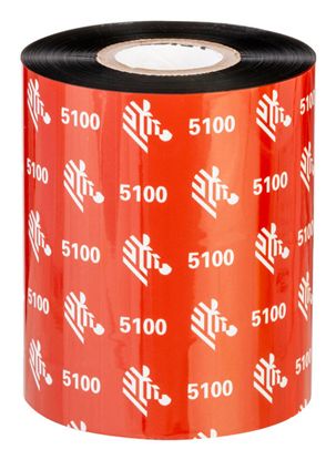 Zebra TT Ribbon Resin (4.33" x 1476') (1" Core) 1