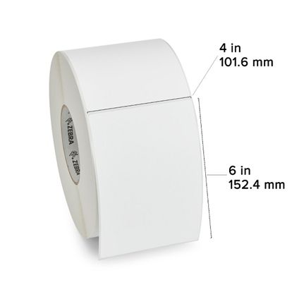 Zebra DT Label Paper (4" x 6") (3" Core) 1