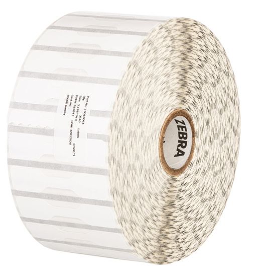 Zebra DT Butterfly Label No Flaps Polypro (2.2" x 0.5") (1" Core) 1