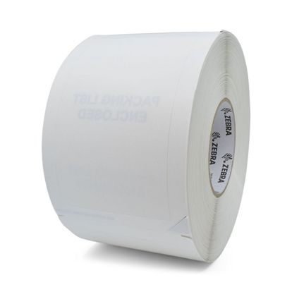 Zebra Direct Thermal Label Paper (4" x 6") Z-Essentials 500D (3" Core) (Uncoated) (Permanent Acrylic Adhesive) (1000 Labels/Roll) (4 Rolls/Ctn) 1