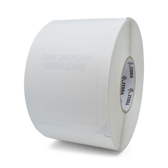 Zebra Direct Thermal Label Paper (4" x 6") Z-Essentials 500D (3" Core) (Uncoated) (Permanent Acrylic Adhesive) (1000 Labels/Roll) (4 Rolls/Ctn) 1