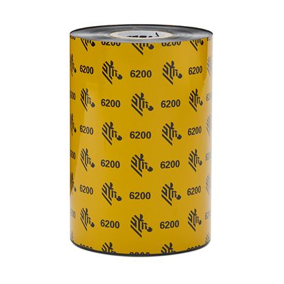 Zebra TT Ribbon Resin (4.33" x 244' Roll) (0.5" Core) 1