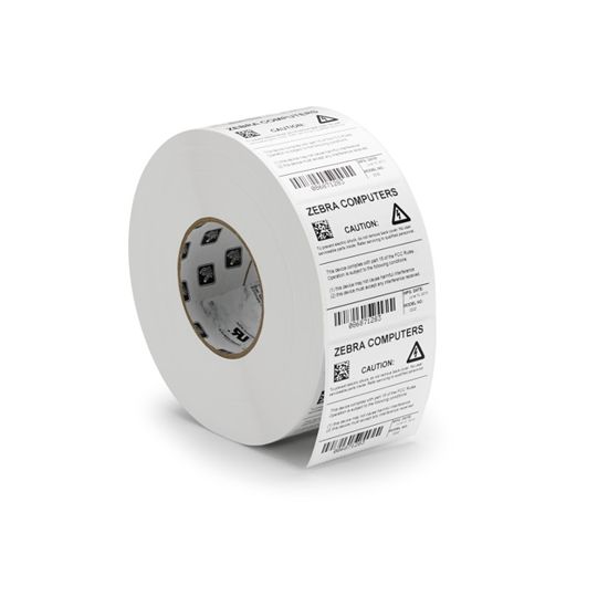 Zebra TT Label Polyester (4" x 1") (3" Core) 1
