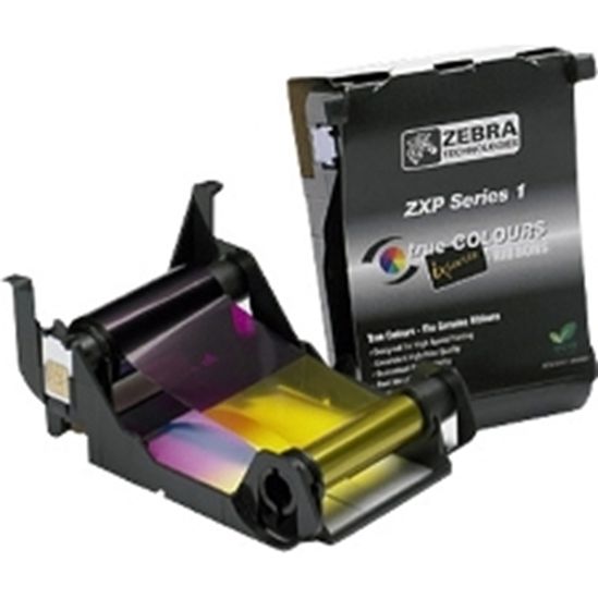 Zebra ZXP1 Ribbon (Color-YMCKO) (100 Images) 1