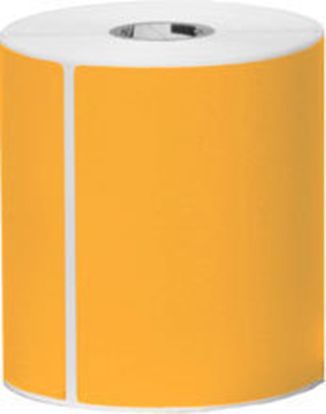 Zebra DT Label Paper Orange (4" x 6") (1" Core) 1