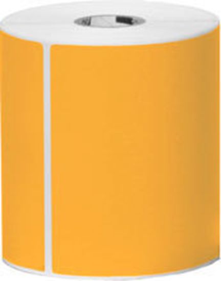 Zebra DT Label Paper Orange (4" x 6") (1" Core) 1