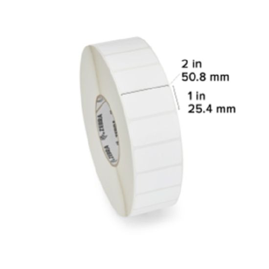 Zebra TT Label Kimdura Matte Polypro (2" x 1") (3" Core) 1