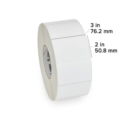 Zebra TT Label Kimdura Matte Polypro (3" x 2") (3" Core) 1