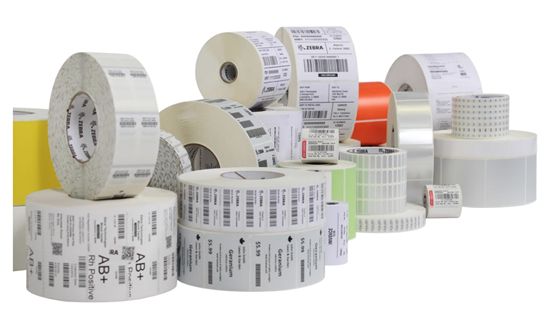 Zebra TT Label Polyester (4" x 4") (3" Core) 1