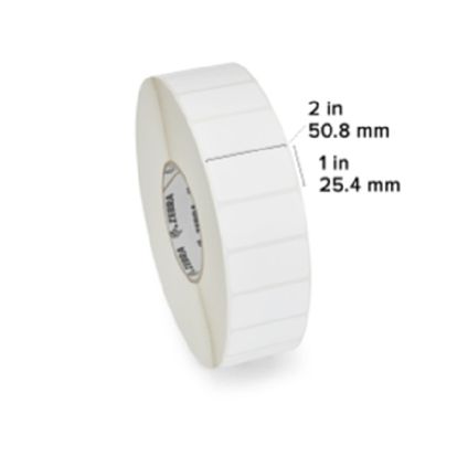 Zebra TT Label Polypro (2" x 1") (3" Core) 1