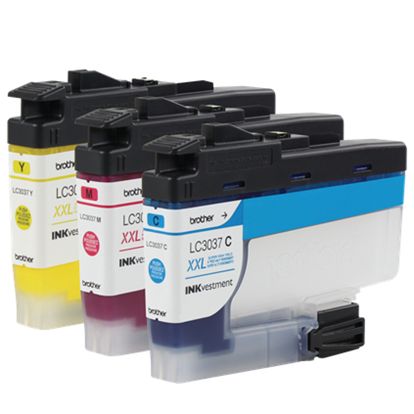 Brother Super High Yield Ink Cartridge 3 Pack (1 ea. Cyan Magenta Yellow) 1