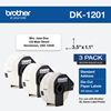 Brother Standard Address Paper Label (400 Labels) 29mm x 90.3mm (1.1" x 3.5") - 3 pack 1