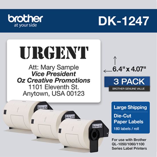 Brother 4.07" x 6.4" (103mm x 164mm) - 3 pack 1