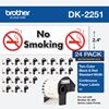 Brother Continuous Length Paper Label 62mm x 15.2mm (2.44" x 50') - 24 pack 1