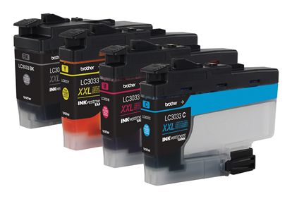 Brother 4-Pack Standard Yield Color Ink Cartridge (1 ea. Black Cyan Magenta Yellow) (3000 Yld/Black) (1500 Yld/Color) 1