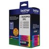 Brother Ultra High Yield Cyan/Magenta/Yellow Ink Cartridge 3-Pack (3 x 1500 Yield) 2