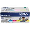 Brother Standard Yield Toner Cartridge 3-Pack (1 Ea. Cyan Magenta Yellow) (2200 Yield) 2