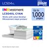 Brother High Yield Cyan Ink Cartridge (1000 Yield) 2